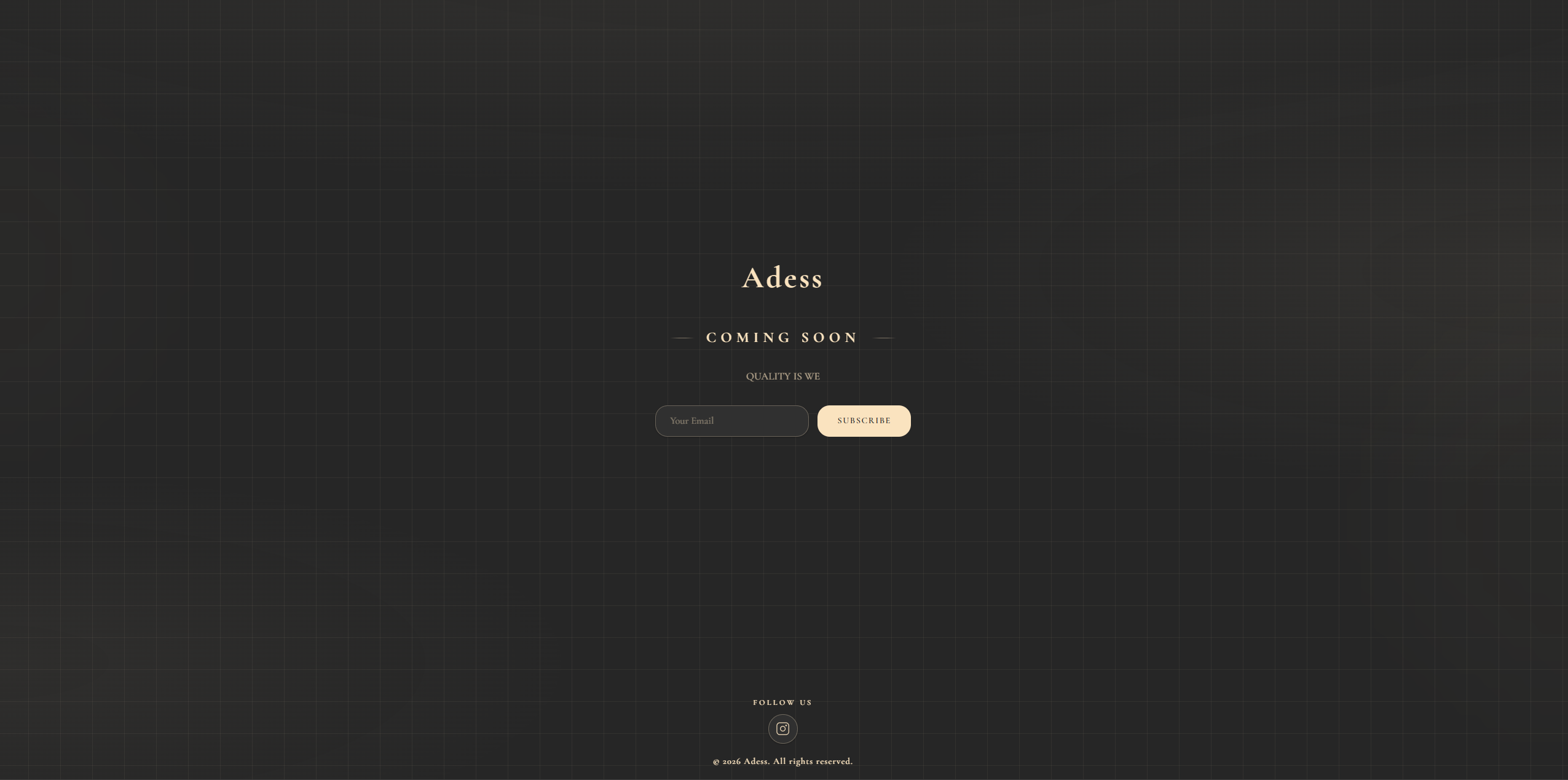 Adess clothing brand website